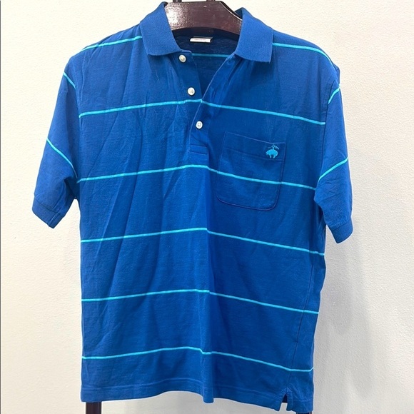 Brooks Brothers Other - Brooks Brothers Blue Striped Polo Shirt. Sz Small